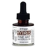 Dr. Ph. Martin's Hydrus Fine Art Watercolor, 1.0 oz, Burnt Sienna (19H)