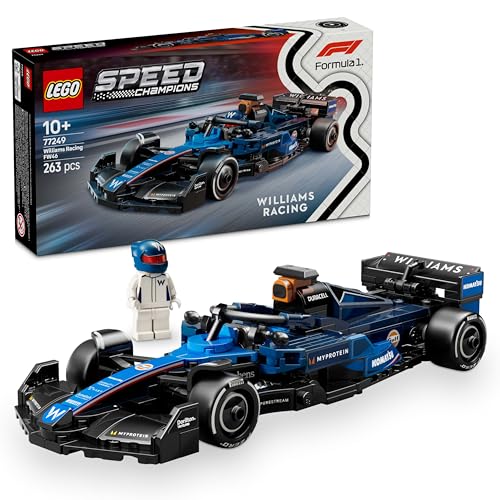 Image of LEGO Speed Champions Williams Racing FW46 F1 Race Car Vehicle Set 77249 Building Blocks Toys for 10+ Gift for Boys and Girls