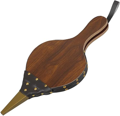 1 fuelle de chimenea de madera marrón 17 "x 7.5" ventilador de cocina al aire libre ventilador ventilador