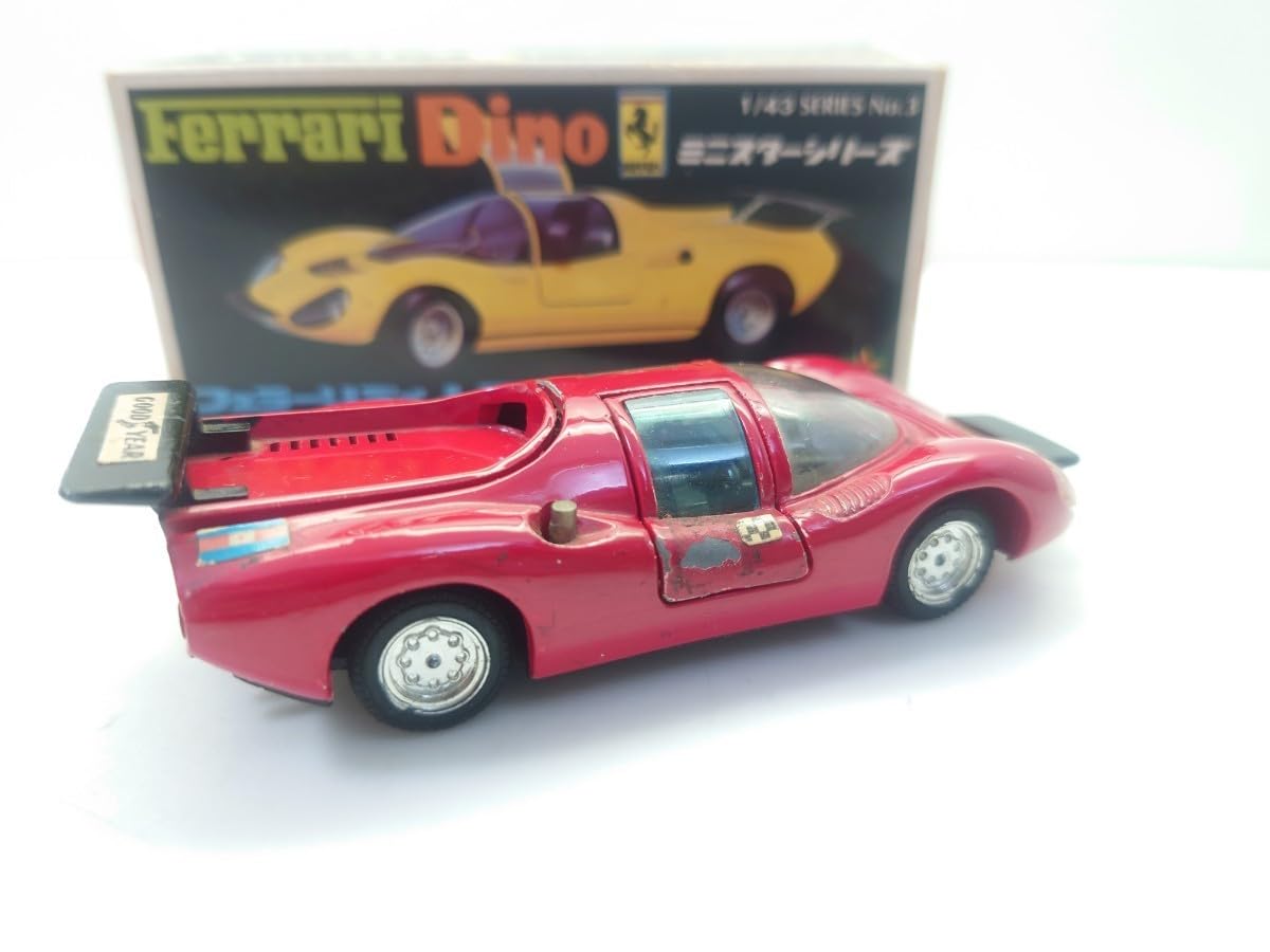 マルシン　ミニスターシリーズ　1/43　フェラーリ FERRARI　ディノ Amazon | マルシン ミニスターシリーズ 1/43 フェラーリ ディノ レッド