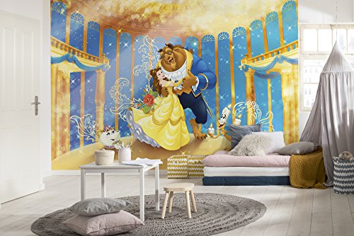 Komar Fototapete von Disney | BEAUTY AND THE BEAST- 368 x 254 cm | Tapete,...