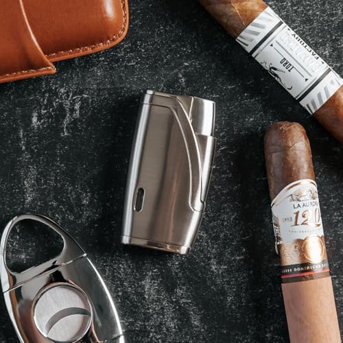 Encendedor de Doble Antorcha Case Elegance Acero miniatura 2