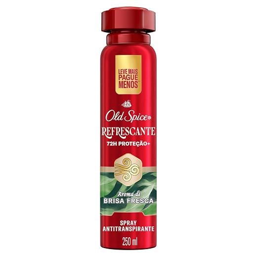 Desodorante Antitranspirante Aerossol Old Spice Refrescante 250 ml
