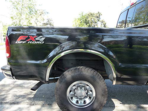 Tfp 3112Vt Fender Trim - Compatible With Ford Super Duty F250/F350 1999-2007 2/4Dr W/O Flare #TOP6