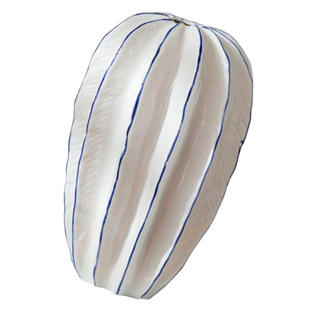 Vaso in Ceramica a Forma di Frutta per Boccioli e Fiori Artificiali | Decorazione Moderna per Tavolo, Centrotavola per Matrimonio, Stile Casa e Ufficio, Vaso Ceramico Compatto