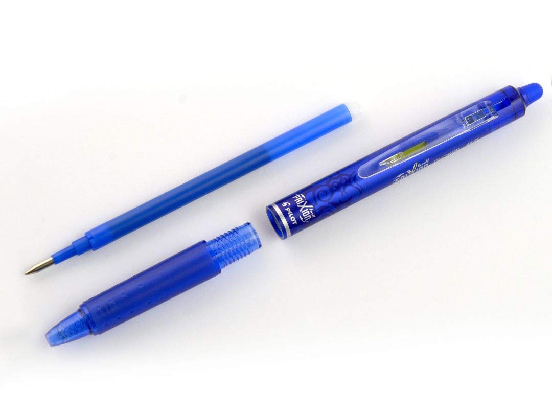 Pilot FriXion Tintenroller 7er Set – Löschbar, Inkl. Textmarker & Lineal (versch. Farben & Stärken)