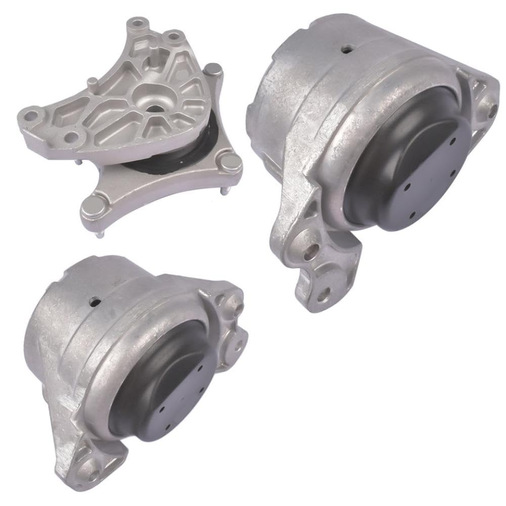 Xasdqhqux Onecolor Set Of 3 Engine And Transmission Mount Compatible With 2016 C300 E300 Glc 300 2.0L 4Matic Awd 2052400900 2052400800 2212400518