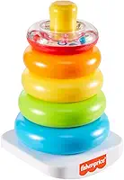 Fisher-Price Brinquedo para Bebês Pirâmide de Argolas para crianças a partir de 6 meses