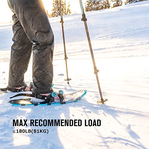 Olife Lightweight Snowshoes For Men, Women And Child, Easy Storing In Bag And Carrying Shoes For Trekking And Hiking (Aluminum Alloy) #TOP4