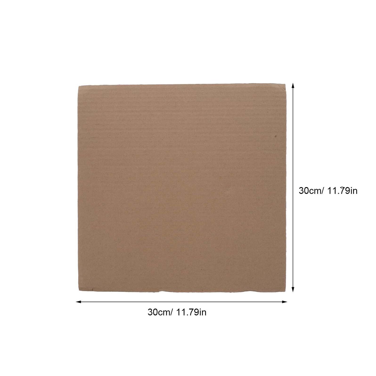 TEHAUX 50 Stück Braune Wellpappe Trennstreifen Dicke Karton Einleger Vielseitig Einsetzbar als Verpackungsmaterial Füller für Versand und DIY Basteln