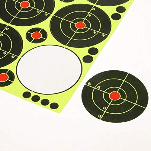 AUTOCOLLANTS CIBLES PAPIER cible autocollants cibles 100 × noir/rouge