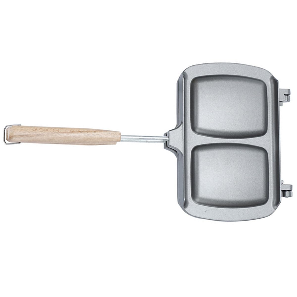 Uonlytech Padella Doppia Faccia Antiaderente per Sandwich, Macchina per Panini e Toast, Piastra per Colazione Compatibile Fornelli a Gas e Induzione, Teglia da Cucina Facile da Pulire
