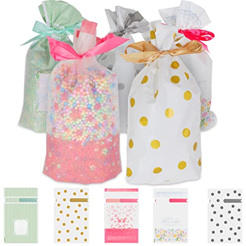 Hbsite 50 Stück geschenktüten kindergeburtstag, mitgebsel tüten, geburtstag tüten, kindergeburtstag tüten, für Geschenktüten kindergeburtstag, Party, Weihnachten, Hochzeiten Cover
