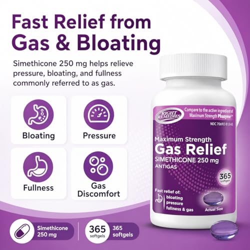 Right Remedies Maximum Strength Gas Relief Softgels