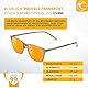 PRiSMA FRANKFURT PRO99 Blaulichtfilter-Brille FF709, Brille mit Blaufilter, Bildschirmbrille für Damen und Herren