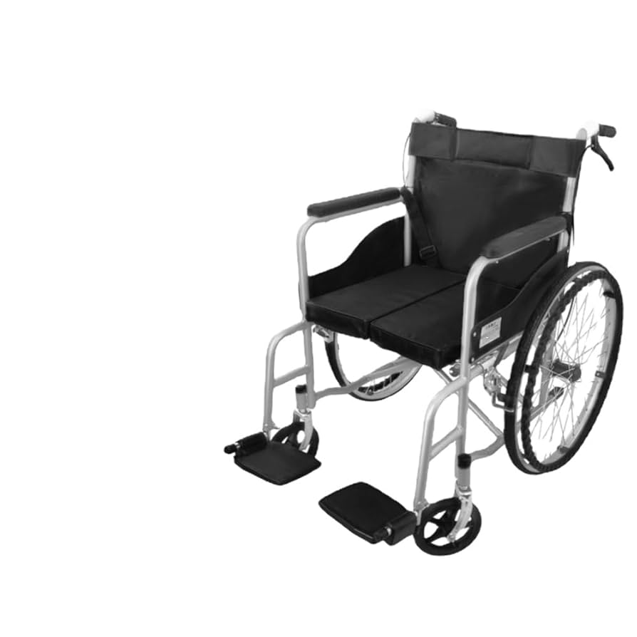 折りたたみ電動車椅子 黒 スポークホイール