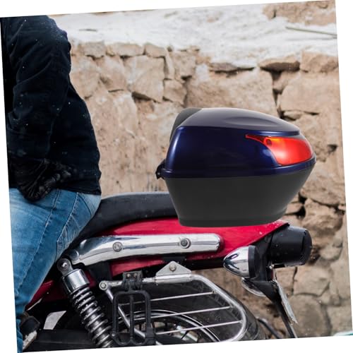 Coffre arrière de moto compatible scooter électrique Mikikit bleu