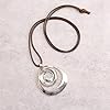 COOLLA Necklace Vintage Boho Style Multilayer Pendant Long Sweater Necklace Jewelry for Women Men with Adjustable Cord (silver) #5