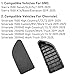 TTCR-II for GMC Sierra and Chevy Silverado Bed Rail Stake Hole Covers 2019-2024 2025, Truck Bonneau Covers Stake Pocket Plugs for Sierra Denali/SLE/SLT/AT4 and Silverado High Country/LT/LTZ (2 Packs)