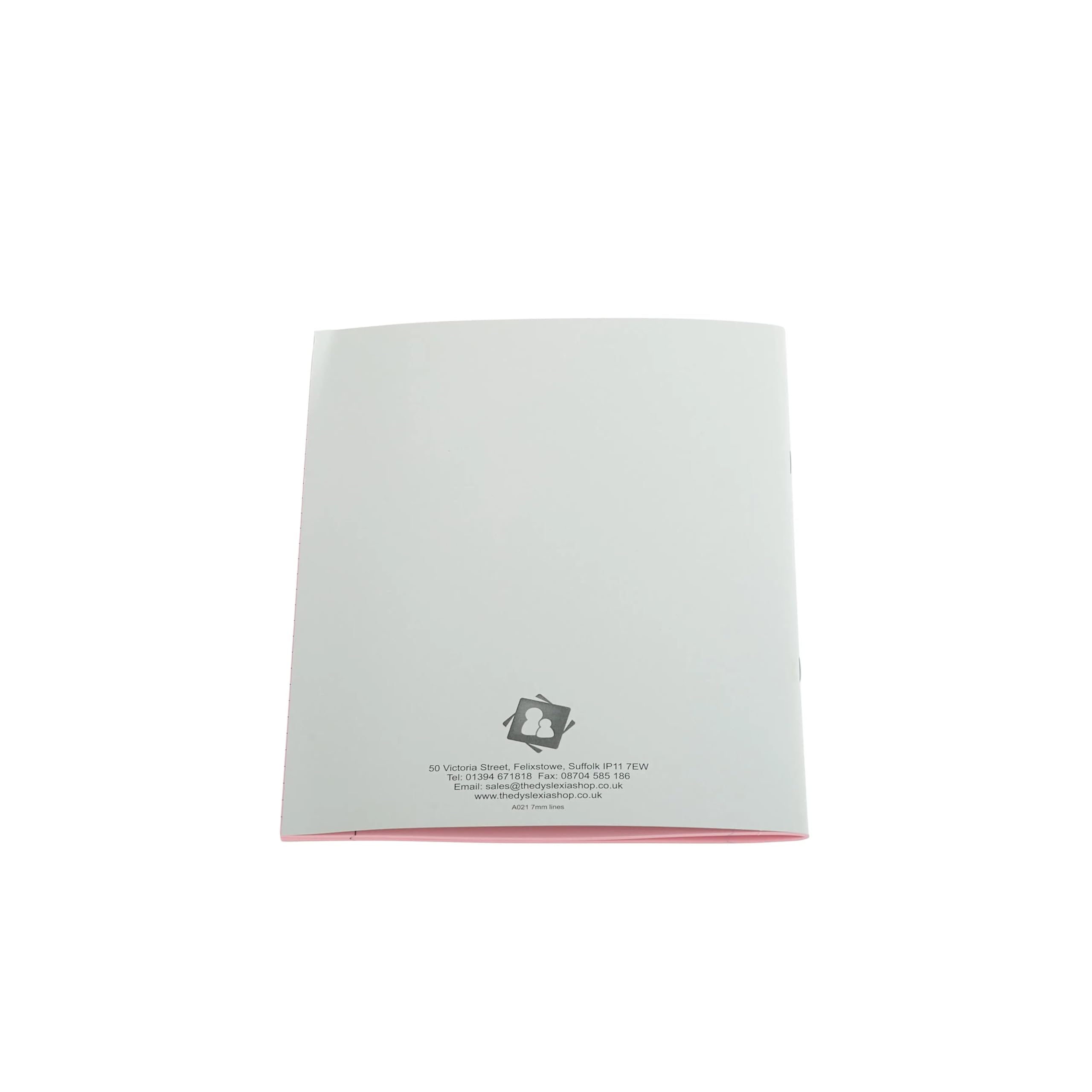 The Dyslexia Shop 9" x 7" - 7mm Lined Tinted Paper - Exercise Book (Grey Cover) Single Book/Orange - Image 4