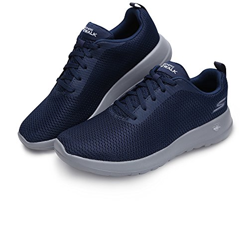 Skechers Go Walk Max- Effort, Tênis Homens, Azul Escuro/Cinza Escuro, 43