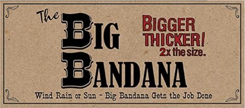 Big Bandana B001 The The Original American Bandana Bigger Thicker 2X The Size thumb #3