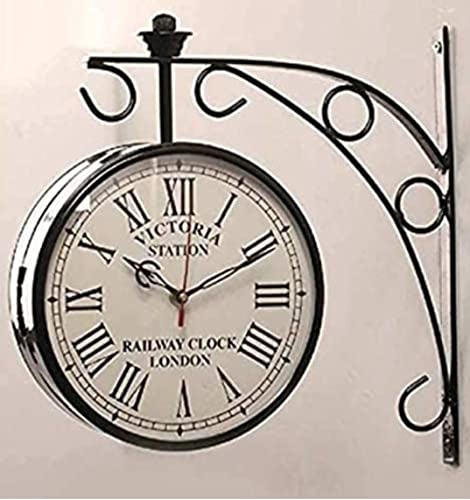 See full amazon price history chart for Vintage Product Antique Double Sided Railway Station/Platform Analogue Iron Metal Wall Clock (Black, 8 X 8 Inch) Vintage Product Antique Double Sided Railway Station/Platform Analogue Iron Metal Wall Clock (Black, 8 X 8 Inch) (B07ZTTPL12) Amazon Price History, Amazon Price Tracker