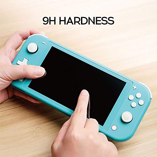 Ajcoflt GuliKit 2 Pcs Protetor de Tela de Vidro Dureza 9 H Compatível com Switch Lite Console Filme
