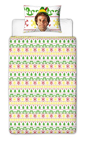 Set copripiumino singolo Elfo, poliestere-cotone