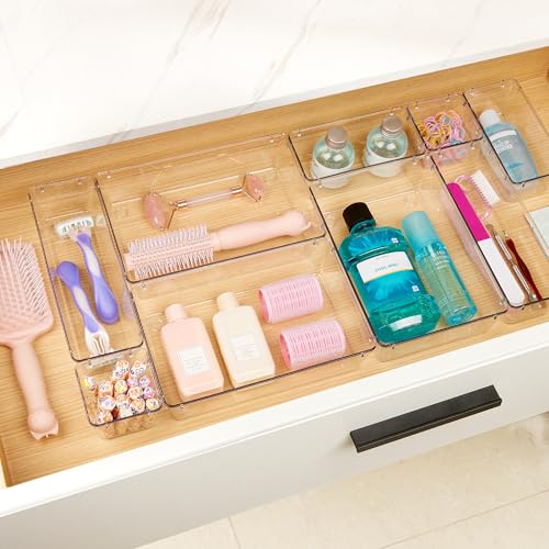 Vtopmart 9er Set Schubladen Organizer, 4 Größen für Makeup, Bad, Büro – Ansicht 6