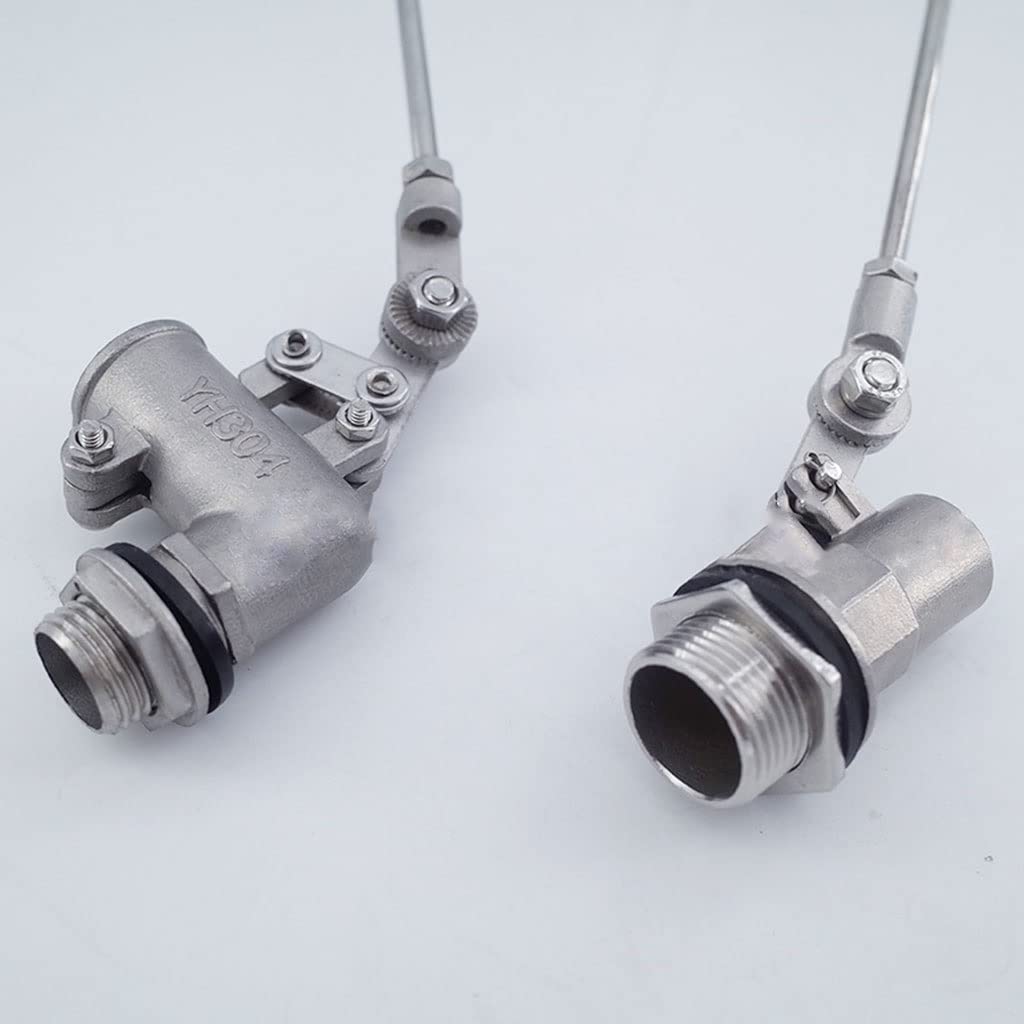 Válvula de bola flotador para depósito de agua, Válvula de flotador for tanque de agua fría y caliente, controlador de nivel de agua de alta temperatura, válvulas de inodoro de acero inoxidable SS(L T