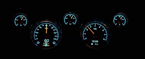 Miniatura 8 de Dakota Digital 67 68 Ford Mustang Customizable Gauges Kit Silver HDX-67F-MUS-S