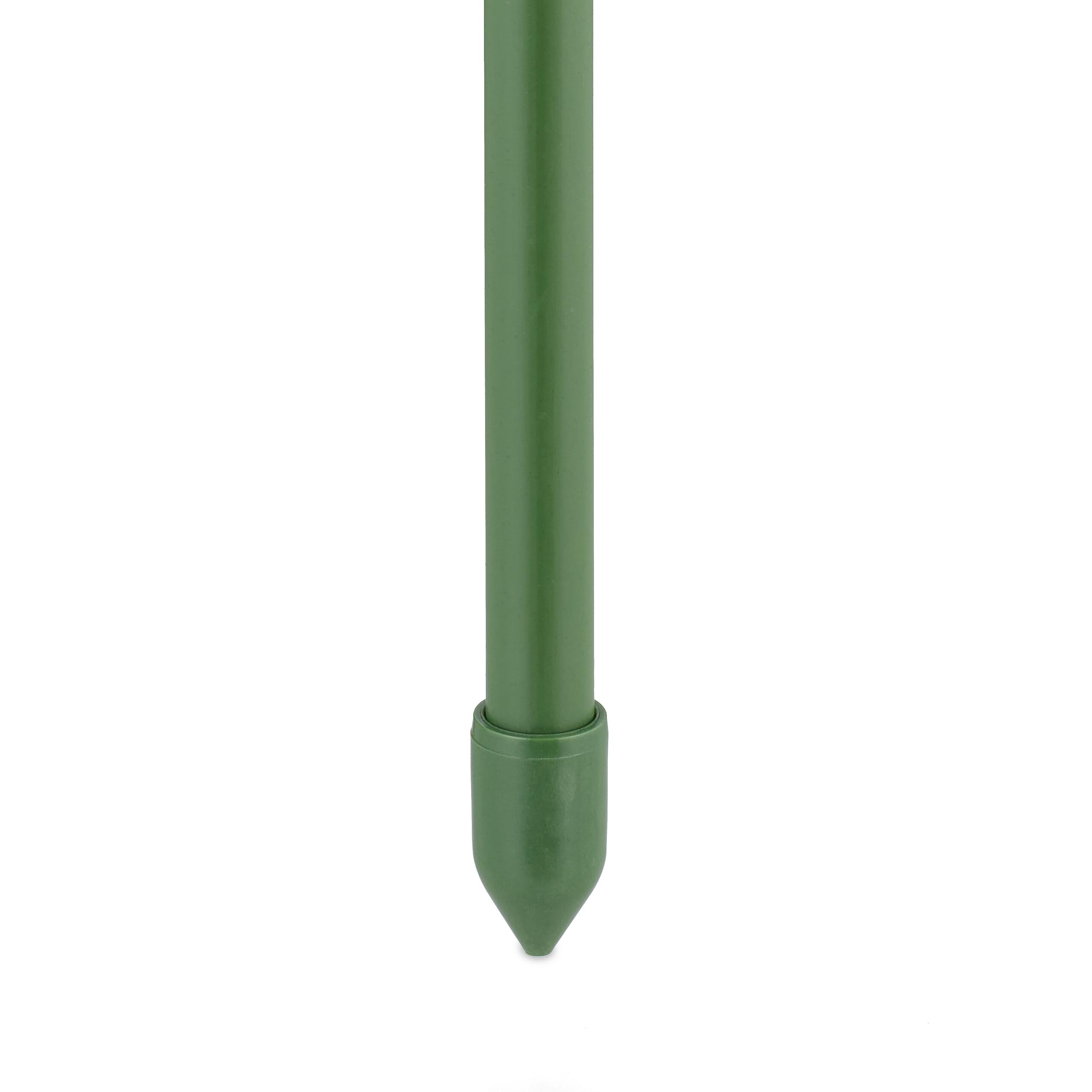 Relaxdays Supporto per Piante Rampicanti, Set 2 Tralicci per Rose ed Edera, HxL: 122 x 59 cm, Acciaio e Plastica, Verde