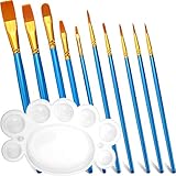 Bequem zu halten: diese Nylonbürsten mit weichem Griff zu malen sind angenehm zu halten, leicht, einfach zu gelten, die fallen nicht von den Händen leicht, auch tragbar für Sie die richtigen Bürsten für einen Benutzer auszuführen