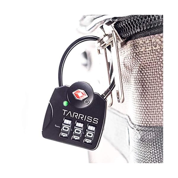 Tarriss TSA Luggage Lock with SearchAlert Indicator | Extra Large Numbers | Resettable Combination | Total Luggage… - Image 7