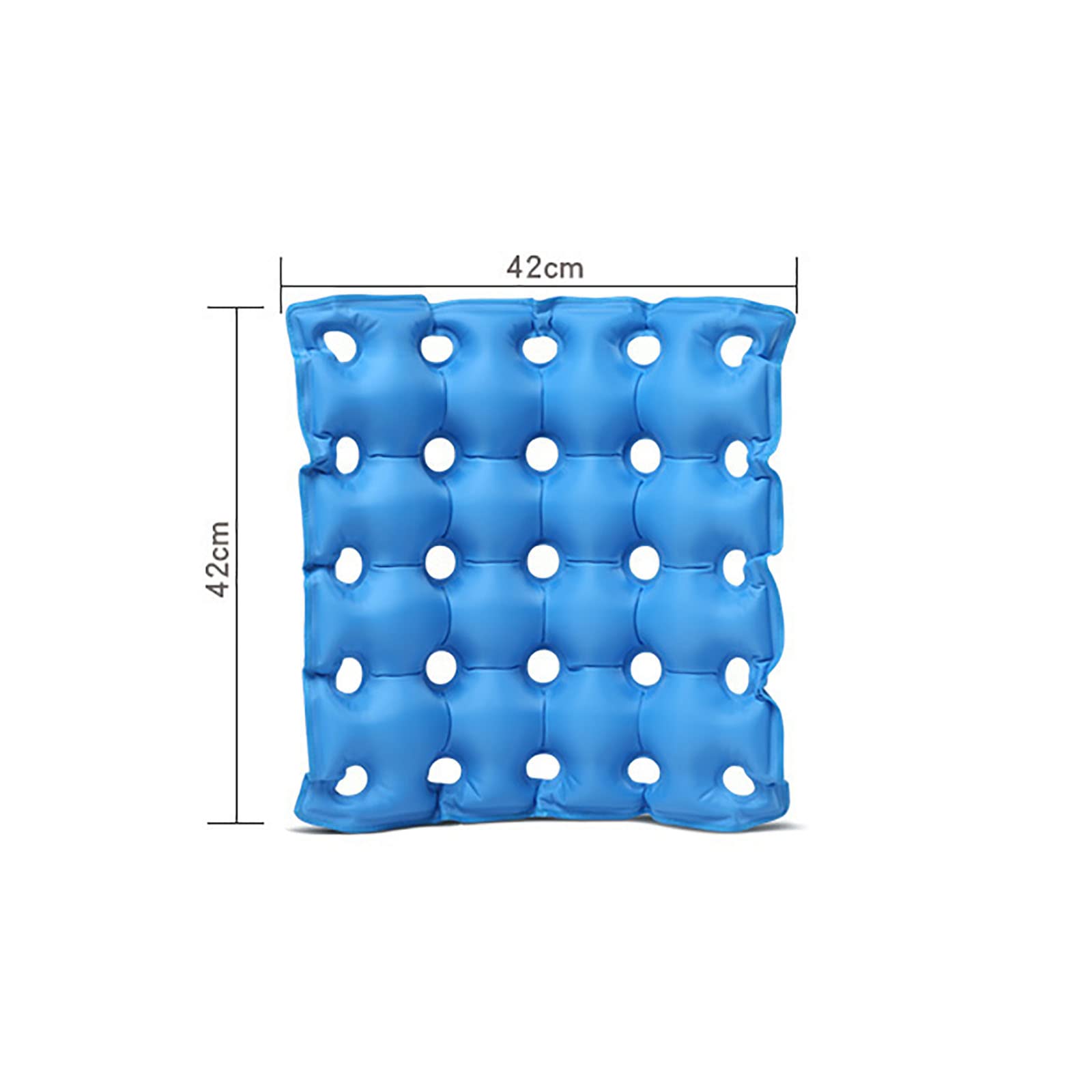 Cojín de asiento de aire inflable portátil antiescaras, cojín antiescaras Cojín inflable espesante para pacientes postrados en cama Elde, almohadilla de asiento de aire para silla de ruedas de of
