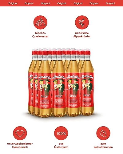 Almdudler Alpenkräuter Sirup 12x700ml Vorratspack – Ansicht 2