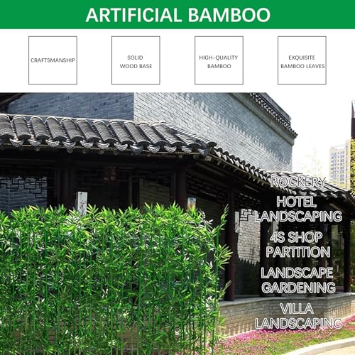 Plante bambou artificielle de 1.8m arbre haute fidélité imperméable