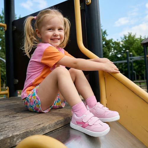 Image of STQ KIDS Toddler Lightweight Slip on Sneakers: Boys Barefoot Shoes Kids Walking Shoes Boy Sneakers, Toddler First Walking Shoe Comfort Tennis Activities