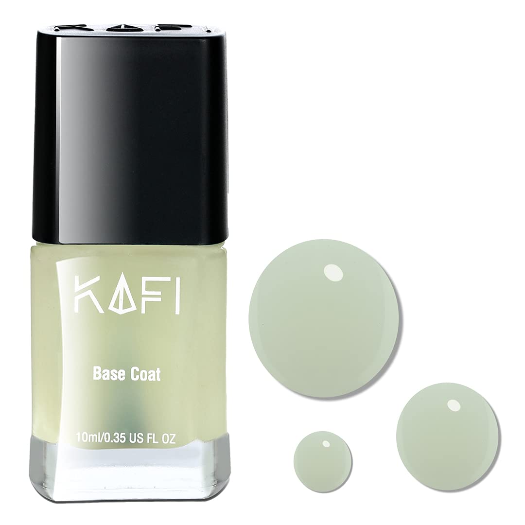 KAFI Gel Effect Protective & Smoothing BASE COAT | 10ml | Quick Dry + Protects from Staining | Vegan & Cruelty-Free | 10ml | Crafted in Luxembourg-image-43
