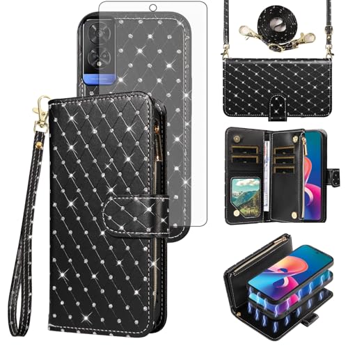 Etui pour TCL 50 5G Asuwish Noir ZSZXCXDK housse de protection