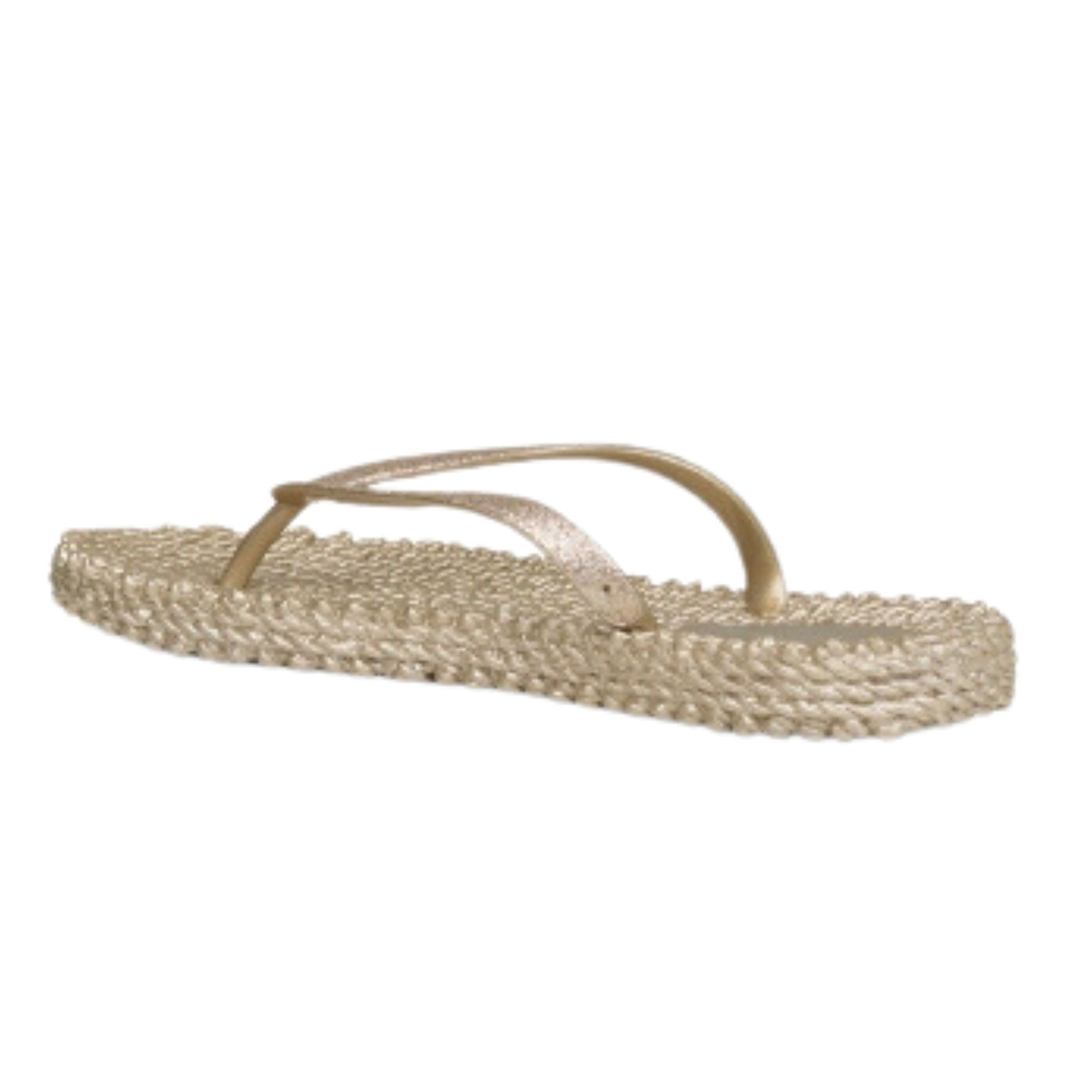 Ilse Jacobsen HORNBÆK | Cheerful01 | Damen Flip Flops mit Glitter | Dänische Design | Sommer Strand Zehentrenner | Leicht & flexibel, Massageeffekt, mit Glitzer, angenehmes Tragegefühl