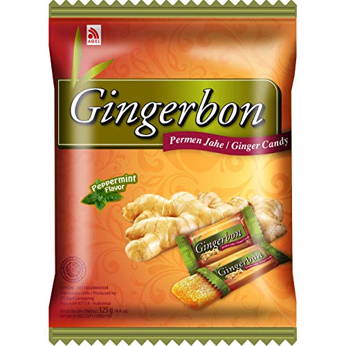 Agel caramelos de jengibre con sabor a menta 125 g (1x125g)
