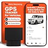 GPS Tracker for Vehicles, No Subscription with Real-Time Location, Mileage Tracking, Speeding Monitoring, Route History, Geofence, OBD, for Fleets & Families, USA, Any Vehicle 1998+, Moto Watchdog