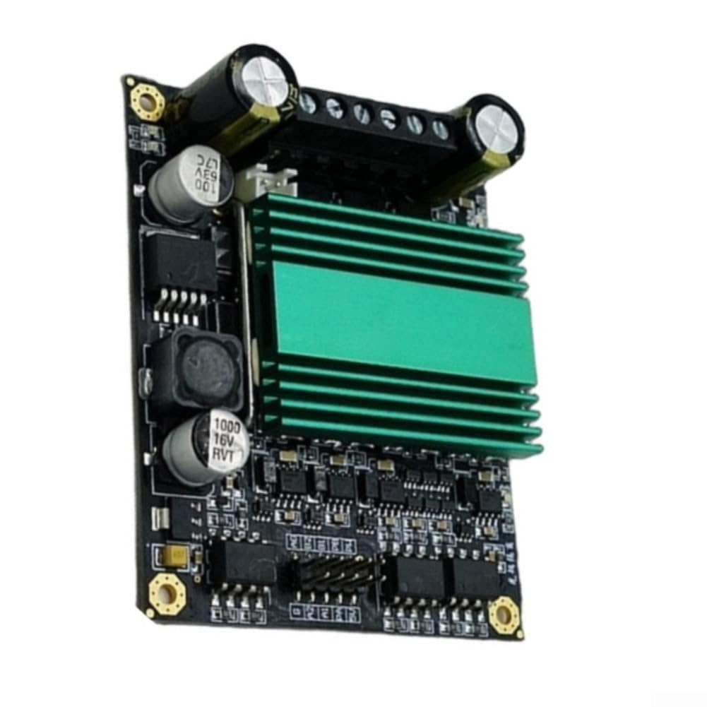 100A Dual H-Bridge Motor Driver, controlador de motor de CC de alta corriente con aislamiento de optoacoplador para sistemas de robótica y automatización de 12V-48V