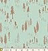 Hello Bear Quilt Fabric Bundle | Navy Mint Peach Woodland Fabrics | Deer Heads | Forest Animals | Art Gallery Fabrics | Bonnie Christine (Fat Quarters)