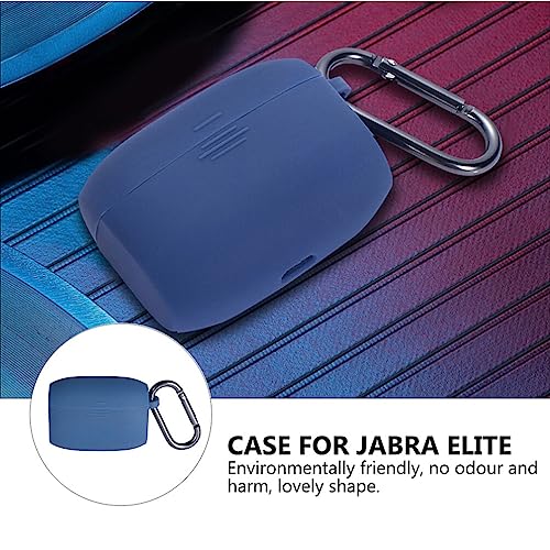 Hemobllo Wireless Headphones Wireless Headphones Wireless Earbuds Case Cover Silicone Protective Case Compatible with Jabra Active 65t Blue Headphones Wireless - Image 4