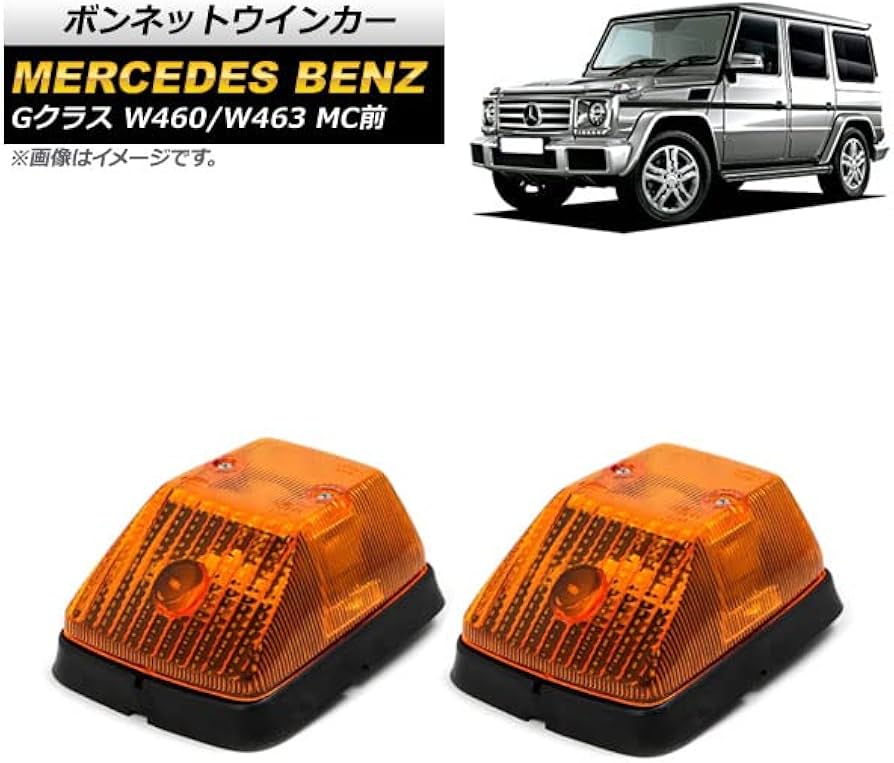 W463　Gクラス　ウインカー ガード 左右セット ゲレンデ ORC製 W463 Gクラス ウインカー ガード 左右セット ゲレンデ ORC製