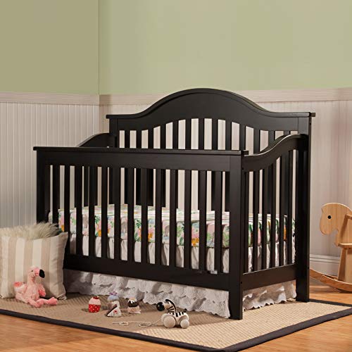 Image of DaVinci Jayden 4-in-1 Convertible Crib in Ebony, Greenguard Gold Certified