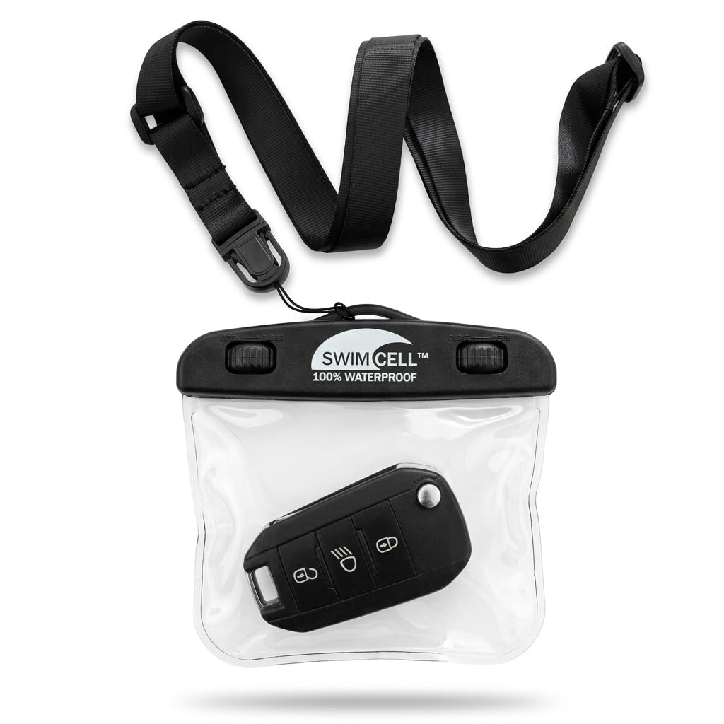 SwimCell wasserdichte Schlüsseltasche Schwimmen - Transparent-Ohne Armband